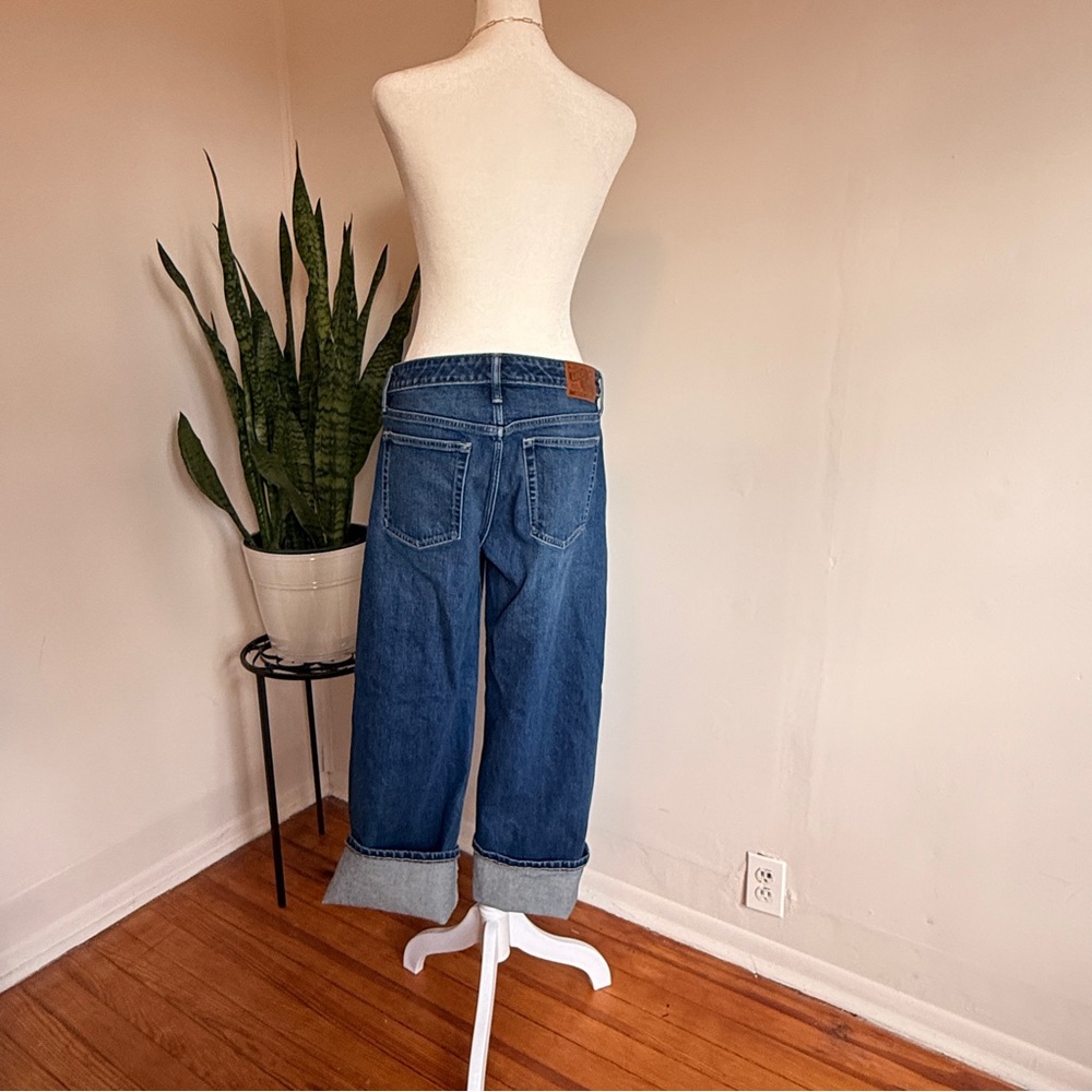 Lucky Brand | The Baggy Wide Leg Cuffed Jeans - Picture 3 of 11